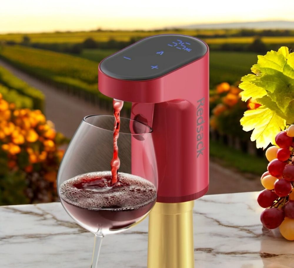 Cadouri Barbati - Decantor Vin Electric RedSack | Dozator Vin Inteligent