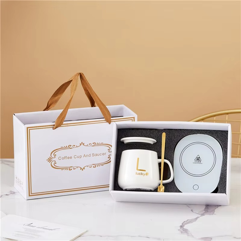 set cana ceramica alba - cadouri barbati